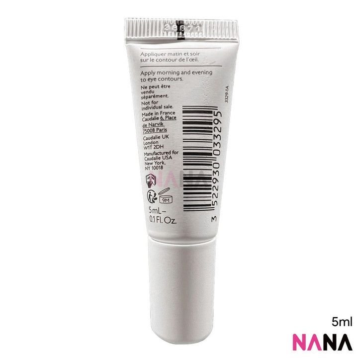 CAUDALIE Vinoperfect Soin Eclaircissant Regard Brightening Eye Cream 5ml x2 - NANA MALL