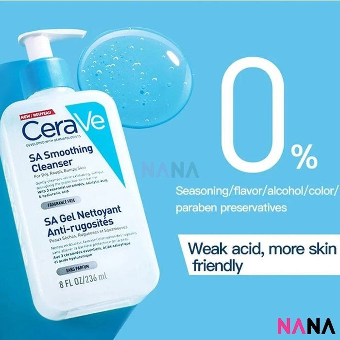 CeraVe Exfoliates SA Smoothing Cleanser 236ml - NANA MALL