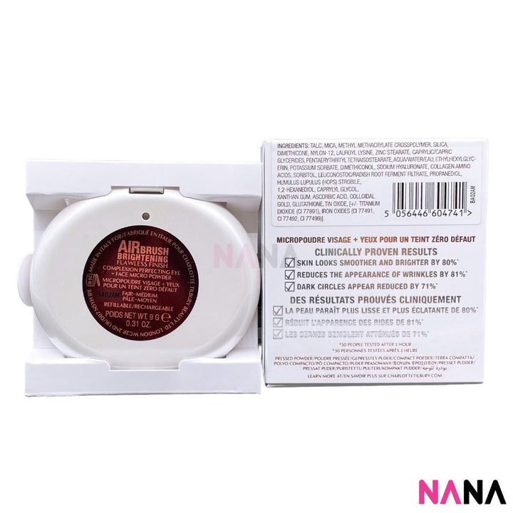 Charlotte Tilbury Airbrush Brightening Flawless Finish Powder 9g 01 FAIR - MEDIUM - NANA MALL
