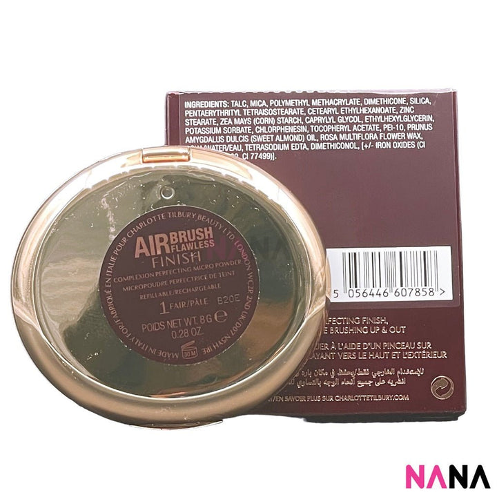 Charlotte Tilbury Airbrush Flawless Finish Loose Powder [1 FAIR 8g, 2 MEDIUM 8g, Brightening 01 FAIR - MEDIUM 9g] - NANA MALL