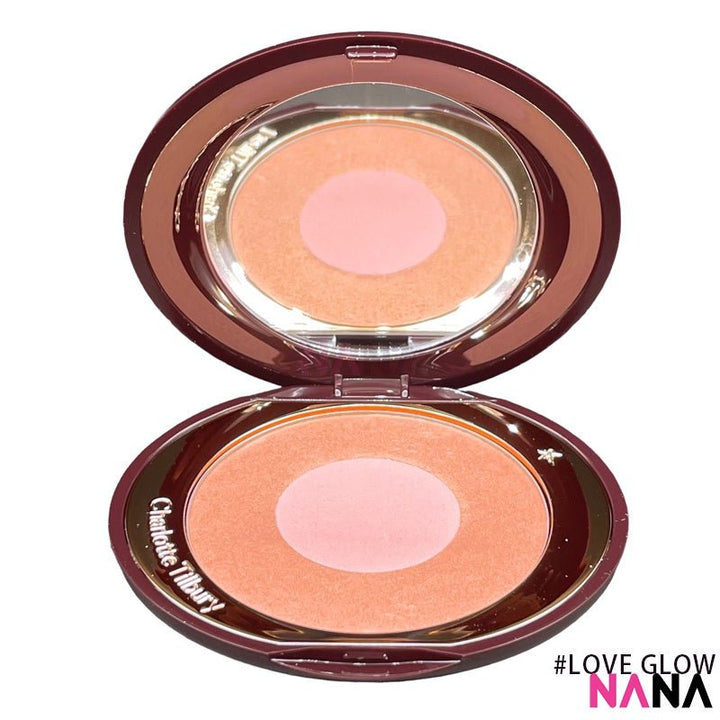 Charlotte Tilbury Cheek To Chic Two - tone Powder Blush 8g [FIRST LOVE, LOVE GLOW, ECSTASY, LOVE IS THE DRUG, PILLOW TALK] - NANA MALL