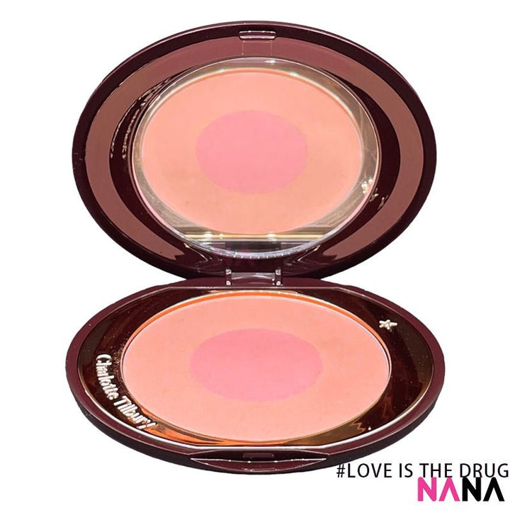 Charlotte Tilbury Cheek To Chic Two - tone Powder Blush 8g [FIRST LOVE, LOVE GLOW, ECSTASY, LOVE IS THE DRUG, PILLOW TALK] - NANA MALL