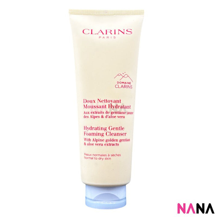 Clarins Hydrating Gentle Foaming Cleanser (Normal to Dry Skin) 125ml - NANA MALL