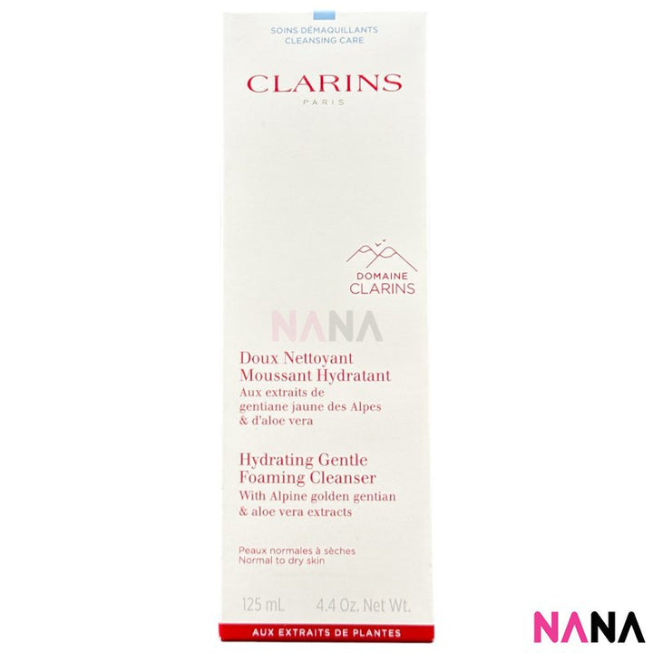 Clarins Hydrating Gentle Foaming Cleanser (Normal to Dry Skin) 125ml - NANA MALL