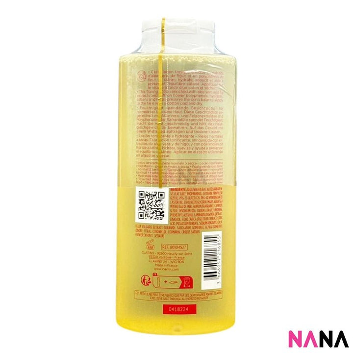 Clarins Hydrating Toning Lotion With Aloe Vera (Normal to Dryskin) 400ml - NANA MALL