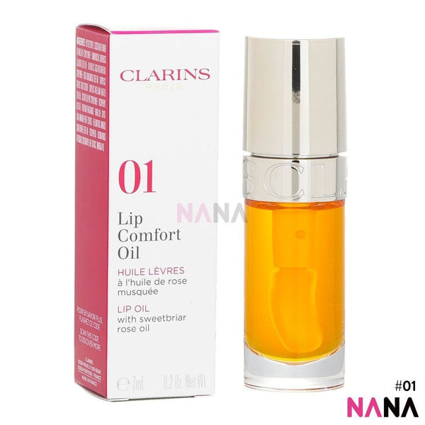 CLARINS Lip Comfort Oil 01 Honey 7ml - NANA MALL