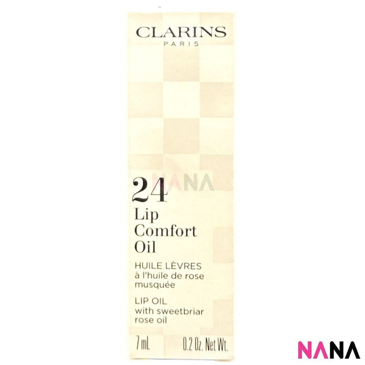 CLARINS Lip Comfort Oil - 24 Limited Edition White 7ml - NANA MALL