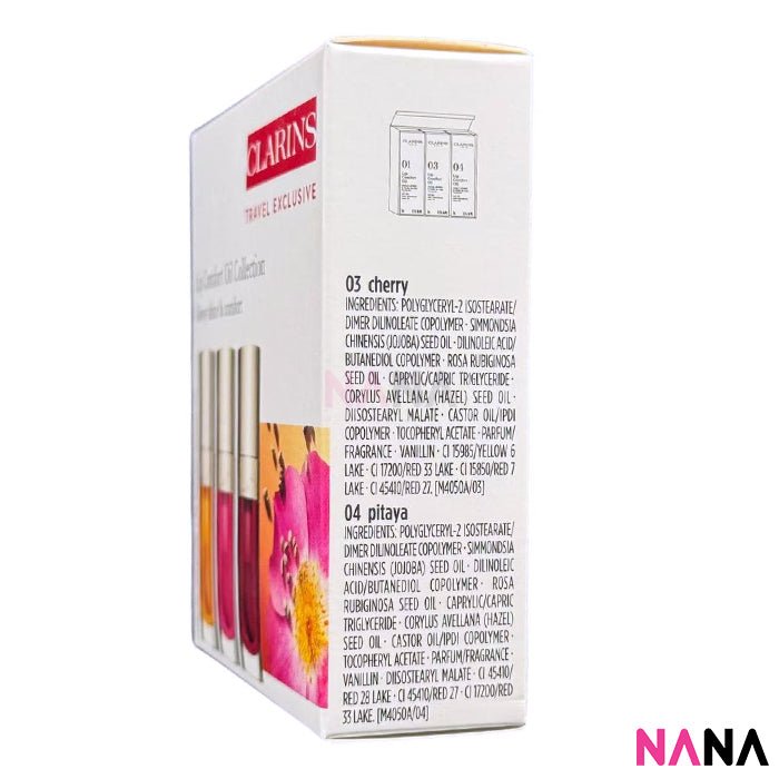 CLARINS Lip Comfort Oil set #01、03、04 7ml x3 | Buy Online - NANA