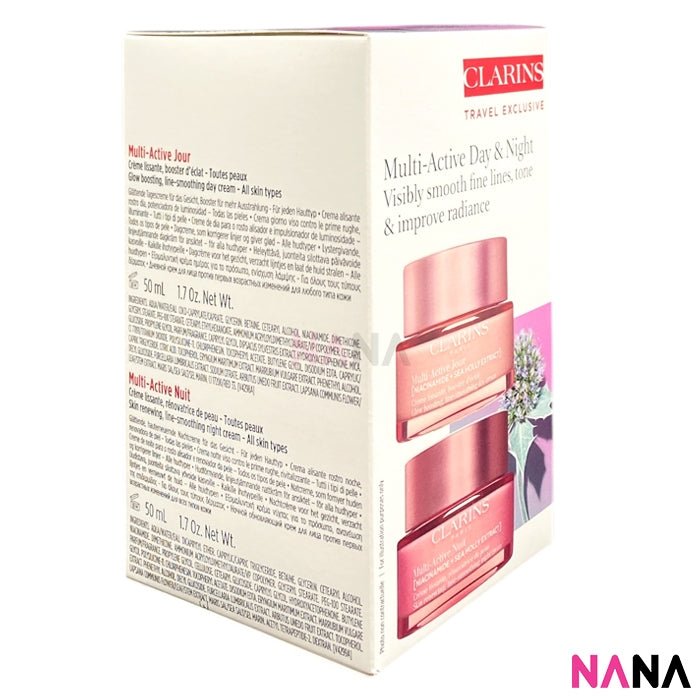 CLARINS Multi - Active Day and Night Cream Set 50ml + 50ml - NANA MALL