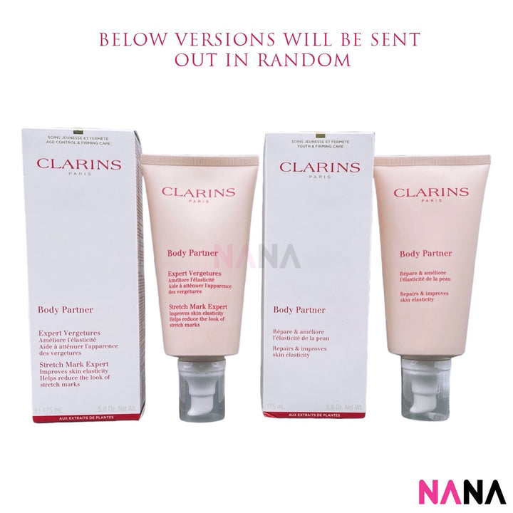 Clarins Pregnancy Set：Huile "Tonic" Body Treatment Oil 100ml + Body Partner Stretch Mark Expert 175ml - NANA MALL