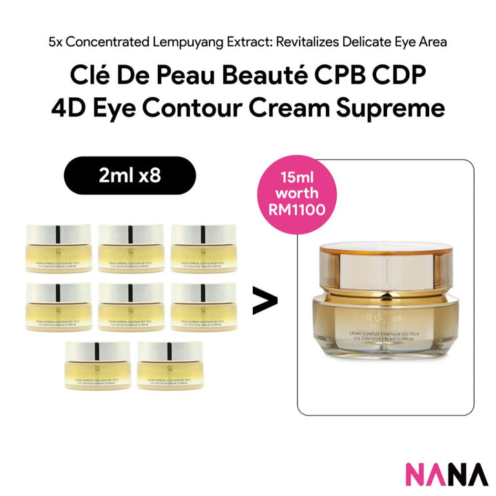 Clé de Peau Beauté CPB CDP 4D Eye Contour Cream Supreme Sample Pack (2ml x 8/4) - NANA MALL