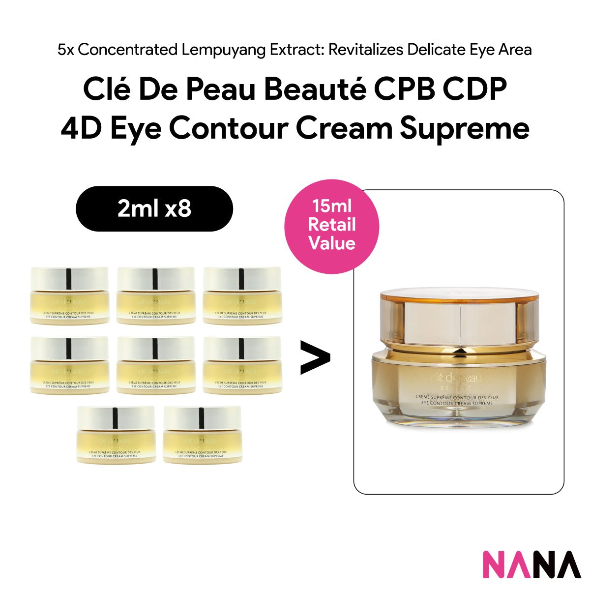Clé de Peau Beauté 4D Eye Contour Cream Supreme Sample – NANA MALL