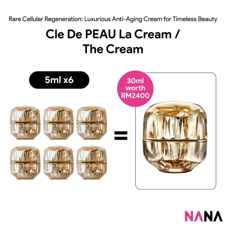 Cle De PEAU La Cream / The Cream Sample Pack (5ml x 6/3) - NANA MALL