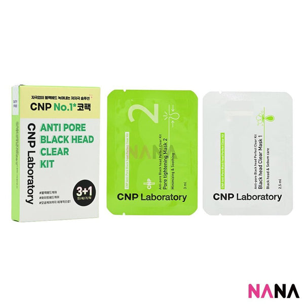 CNP Laboratory Anti - pore Black Head Clear Kit 4Set - NANA MALL