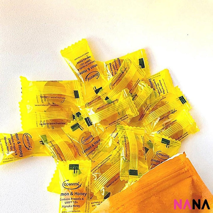 Comvita Manuka Honey Lozenges L&H - Lemon Flavors 500g (EXP:03 2028) - NANA MALL