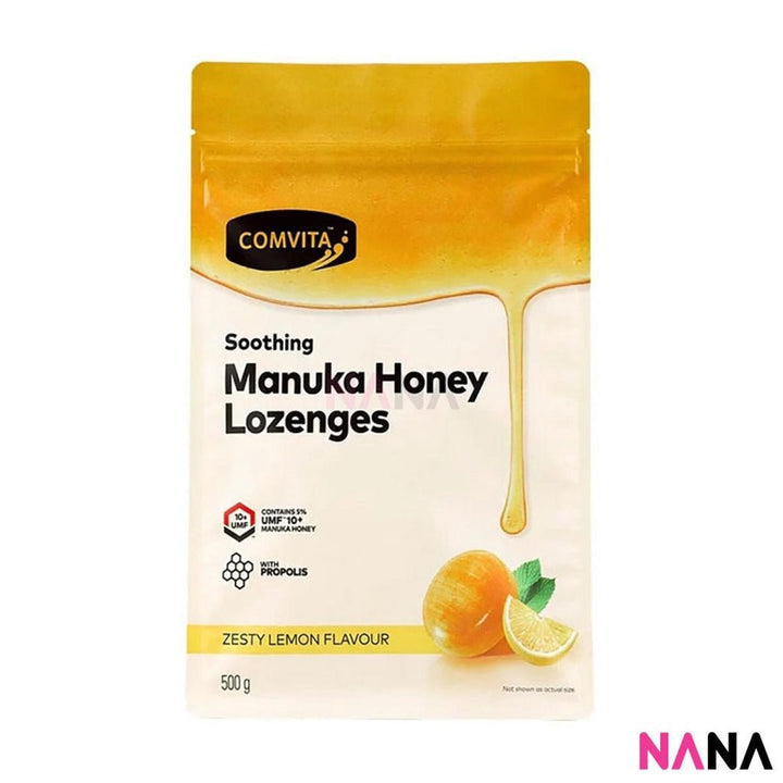 Comvita Manuka Honey Lozenges L&H - Lemon Flavors 500g (EXP:03 2028) - NANA MALL