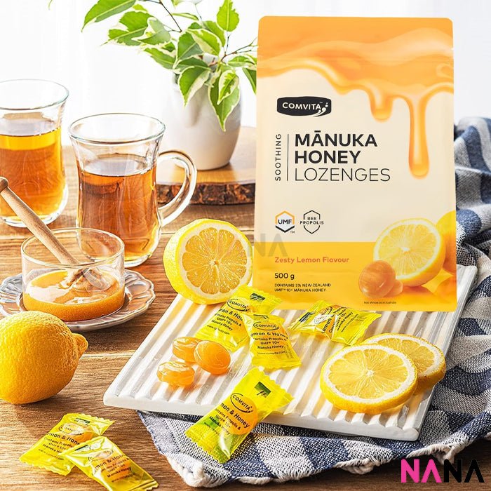 Comvita Manuka Honey Lozenges L&H - Lemon Flavour 500g - NANA MALL