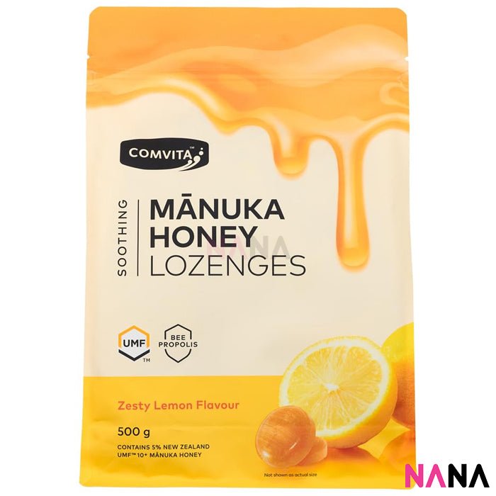 Comvita Manuka Honey Lozenges L&H - Lemon Flavour 500g - NANA MALL