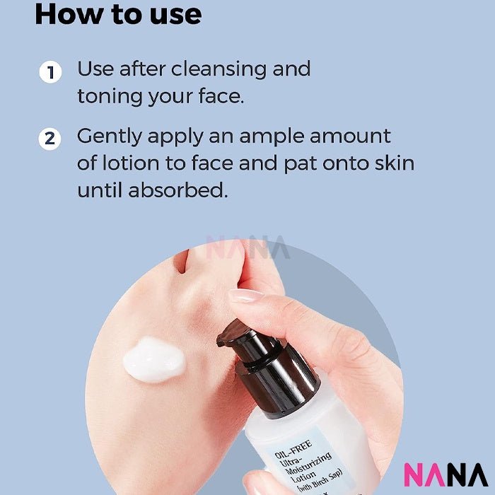 Cosrx Oil - Free Ultra - Moisturizing Lotion with Birch Sap 100ml - NANA MALL