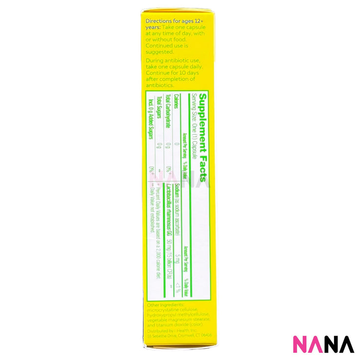 Culturelle Health & Wellness Probiotic 30 Vegetarian Capsules - NANA MALL