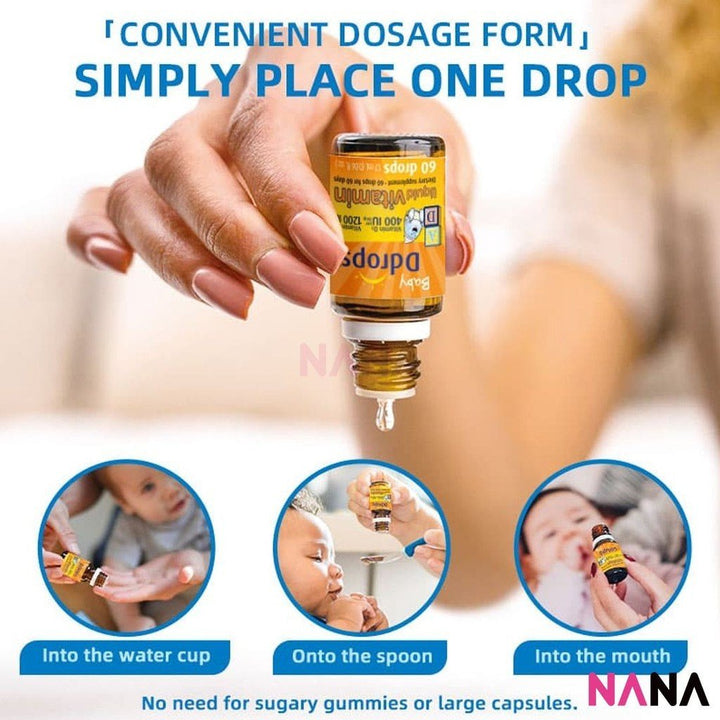 Ddrops Baby Ddrops Liquid Vitamin AD 60drops 1.7ml - NANA MALL