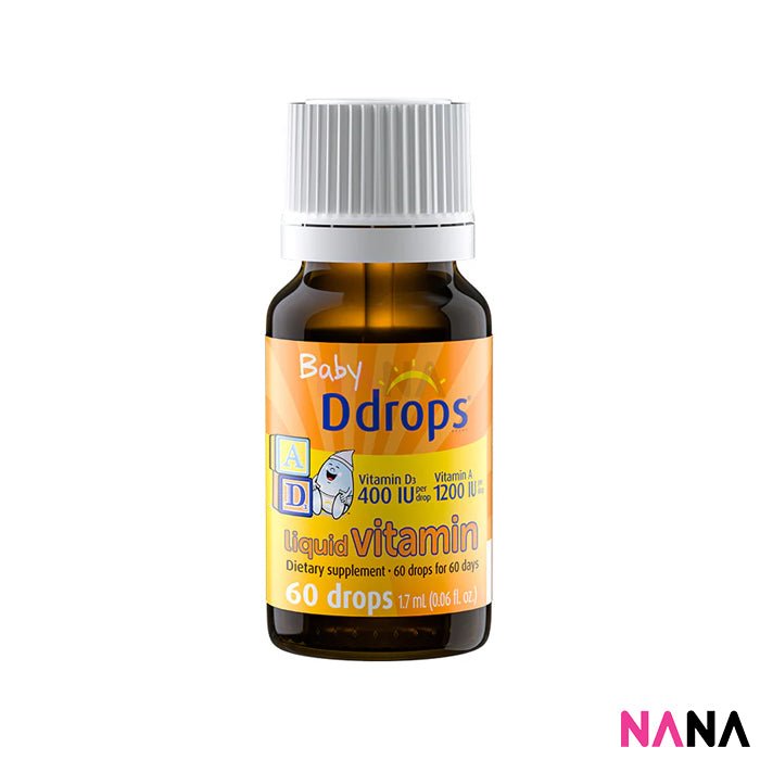 Ddrops Baby Ddrops Liquid Vitamin AD 60drops 1.7ml - NANA MALL