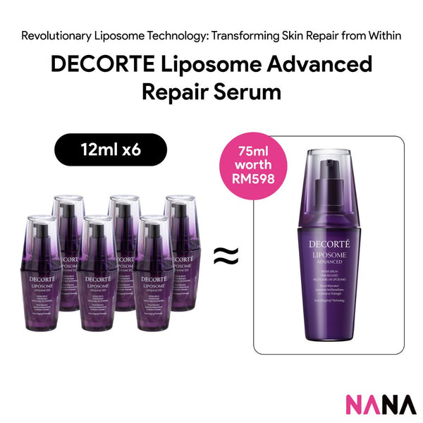 DECORTE Liposome Advanced Repair Serum Sample Pack (12ml x 6/3) - NANA MALL