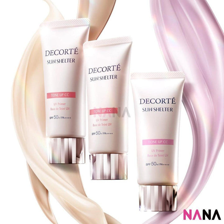 DECORTE Sun Shelter Brightens Skin Tone Tone Up CC SPF50+ PA++++ 02 Beige 32ml - NANA MALL