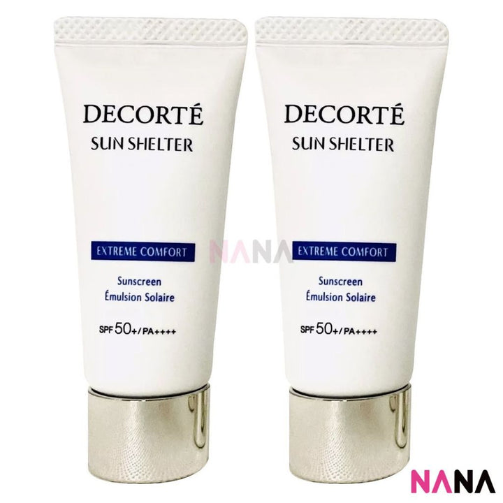 DECORTÉ Sun Shelter Extreme Comfort Sunscreen Emulsion Solaire SPF50+ Sample Pack (14ml x 4/2) - NANA MALL