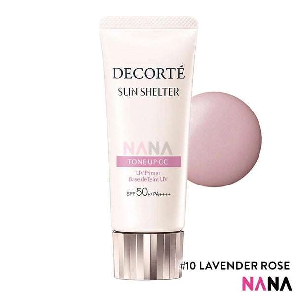 DECORTE Sun Shelter Tone Up CC SPF50+ PA++++ 10 Lavender Rose 32ml - NANA MALL