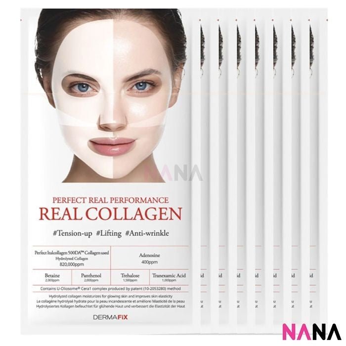 DERMAFiX Perfect Real Performance Collagen100 Mask 8Sheets - NANA MALL