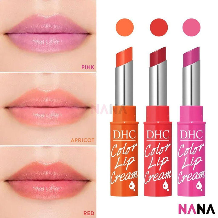 DHC Moistening Color Lip Cream - Pink 1.5g - NANA MALL