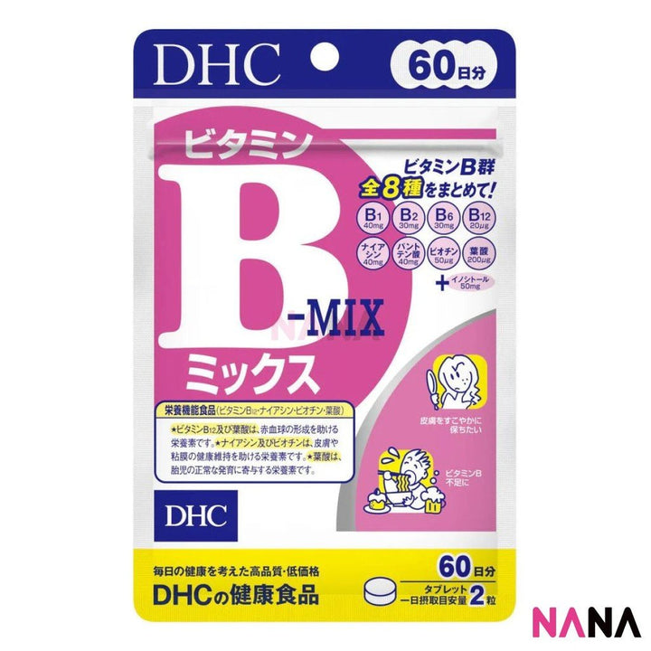 DHC Vitamin B Mix Supplement 120Capsules (60days) - NANA MALL