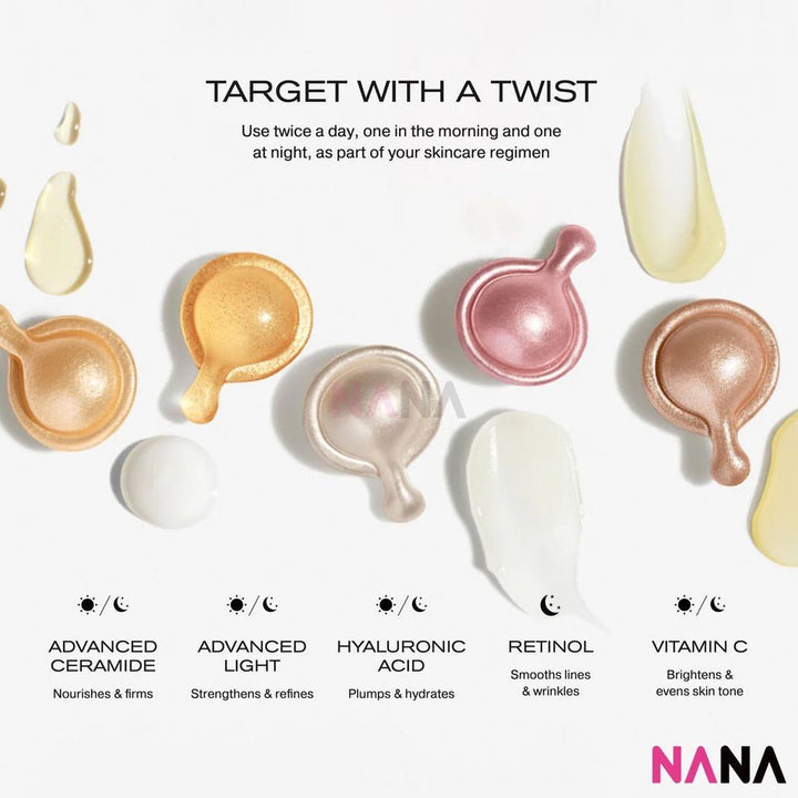 Elizabeth Arden Hyaluronic Acid Ceramide Capsules Hydra - Plumping Serum 30 Capsules - NANA MALL