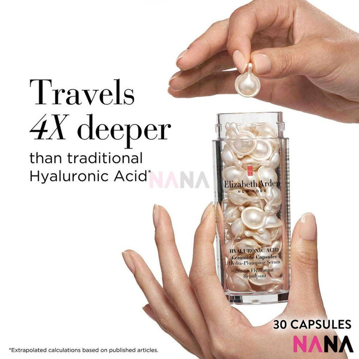 Elizabeth Arden Hyaluronic Acid Ceramide Capsules Hydra - Plumping Serum 30 Capsules - NANA MALL