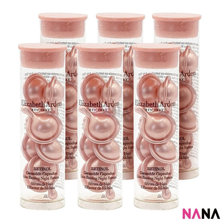 Elizabeth Arden Retinol Ceramide Capsules Line Erasing Night Serum Sample Pack (7 Capsules x 9/6/3) - NANA MALL