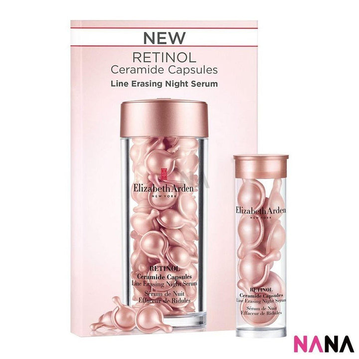 Elizabeth Arden Retinol Ceramide Capsules Line Erasing Night Serum Sample Pack (7 Capsules x 9/6/3) - NANA MALL