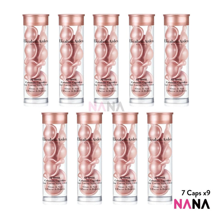 Elizabeth Arden Retinol Ceramide Capsules Line Erasing Night Serum Sample Pack (7 Capsules x 9/6/3) - NANA MALL