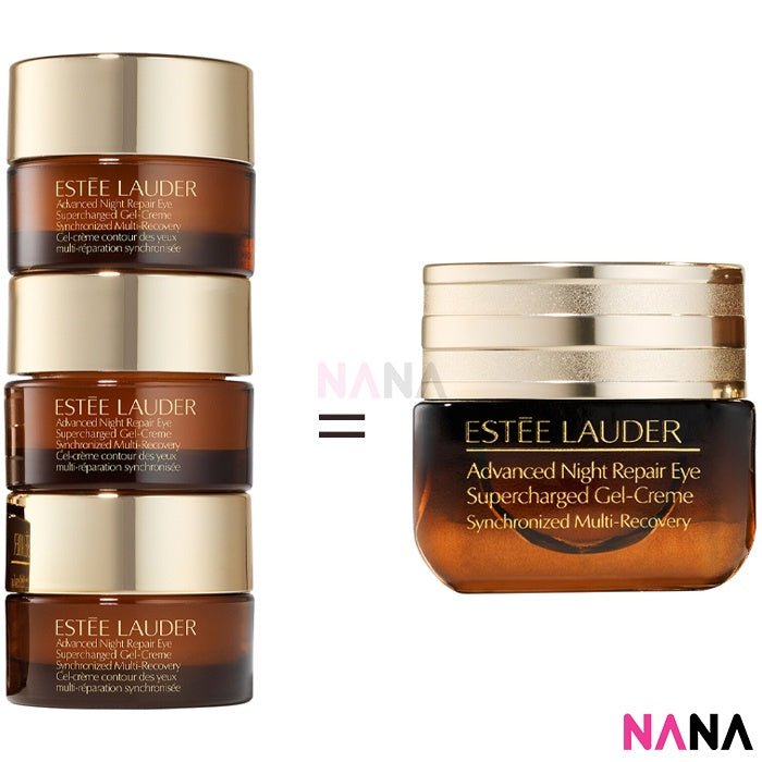 ESTEE LAUDER Advanced Night Repair Eye Supercharged Gel - Crème Brightens Dark Circles Synchronized Multi - Recovery Eye Cream Sample Pack (5ml x 3/2/1) - NANA MALL