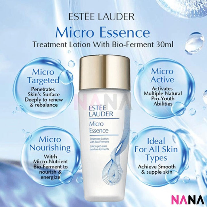 ESTEE LAUDER Micro Essence Treatment Lotion with Bio - Ferment Sample Pack (30ml x 8/4/2) - NANA MALL