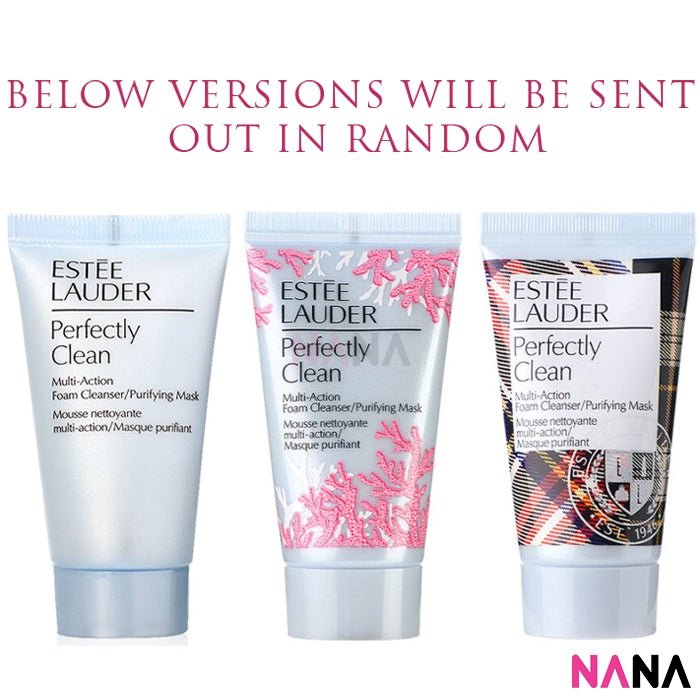 Estée Lauder Perfectly Clean Multi - Action Foam Cleanser/Purifying Mask Sample Pack (30ml x 6/3) - NANA MALL
