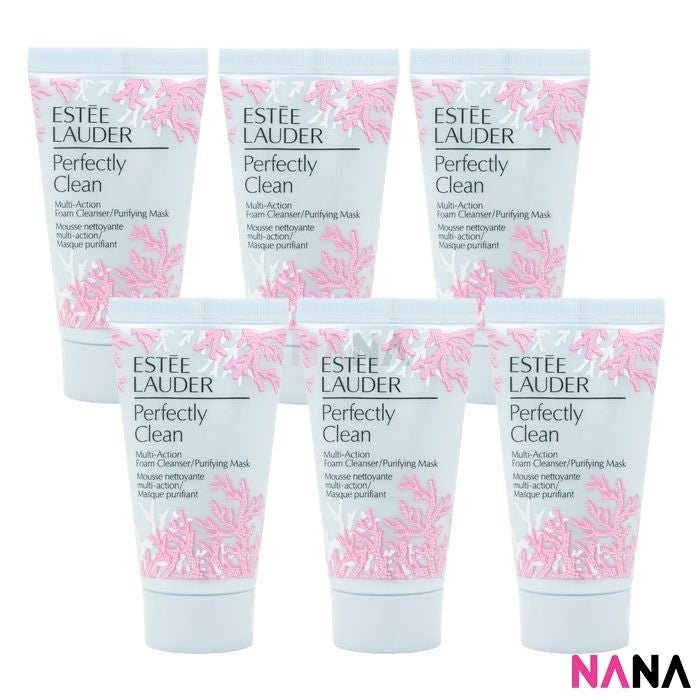 Estée Lauder Perfectly Clean Multi - Action Foam Cleanser/Purifying Mask Sample Pack (30ml x 6/3) - NANA MALL