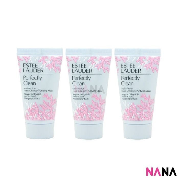 Estée Lauder Perfectly Clean Multi - Action Foam Cleanser/Purifying Mask Sample Pack (30ml x 6/3) - NANA MALL