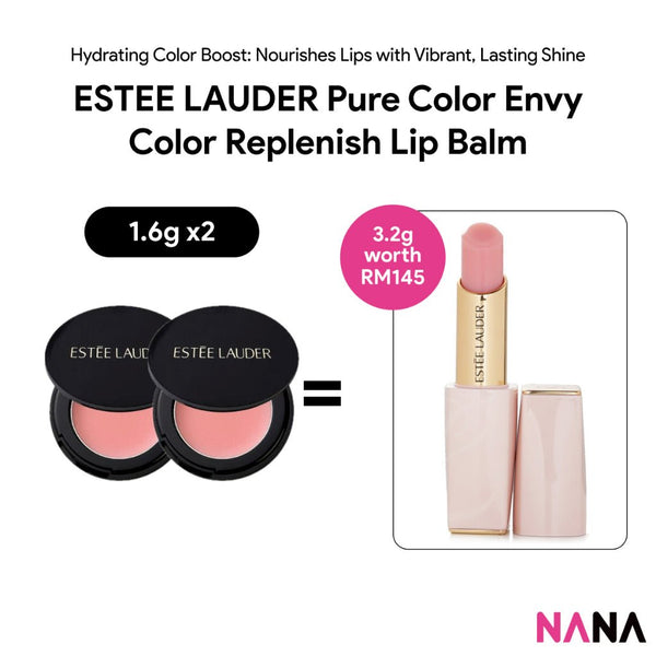 ESTEE LAUDER Pure Color Envy Color Replenish Lip Balm Sample Pack (1.6g x 2/1) - NANA MALL