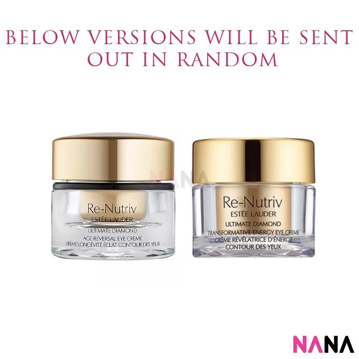 Estee Lauder Re - Nutriv Ultimate Diamond Transformative Energy Eye Creme Sample Pack (5ml x 3/2/1) - NANA MALL