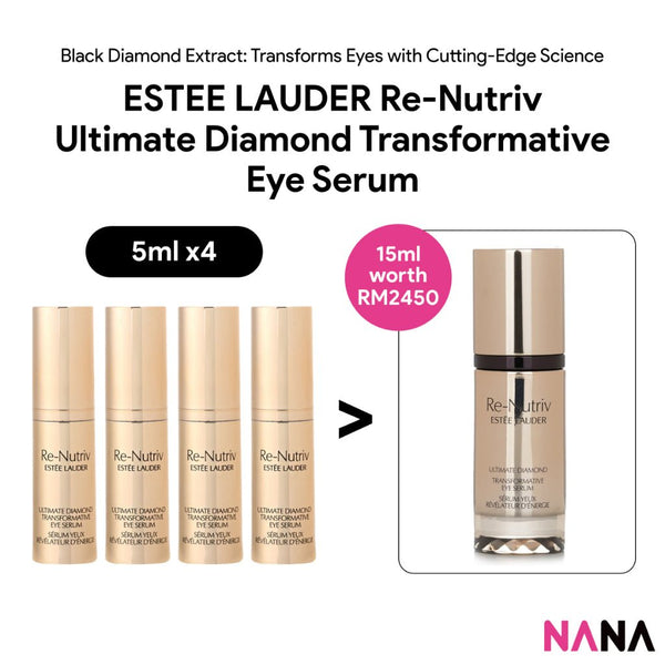 ESTEE LAUDER Re - Nutriv Ultimate Diamond Transformative Eye Serum Sample Pack (5ml x 4/2) - NANA MALL