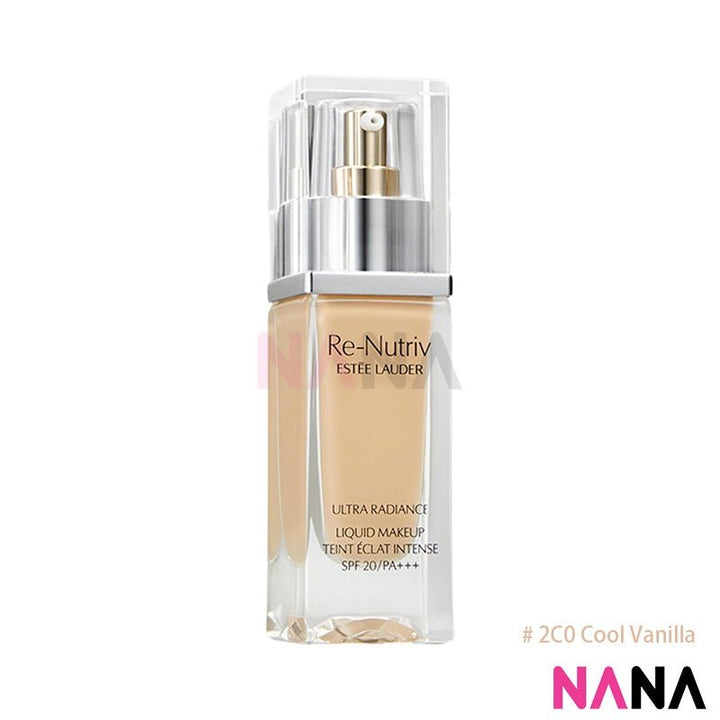 ESTEE LAUDER Re - Nutriv Ultra Radiance Hydration Liquid Makeup SPF20/PA+++  2C0 Cool Vanilla 30ml - NANA MALL