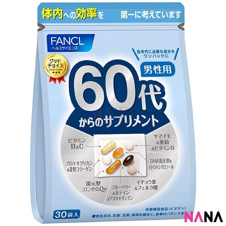 Fancl Good Choice 60's Men Health Supplement (30pcs/ Bag) (Vitamins) - NANA MALL