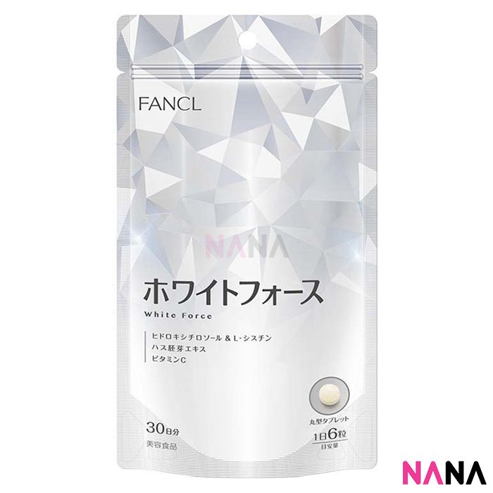 Fancl White Force (Whitening Supplement) 180 Tablets 30 Days Pemutih Muka Badan Pencerah - NANA MALL