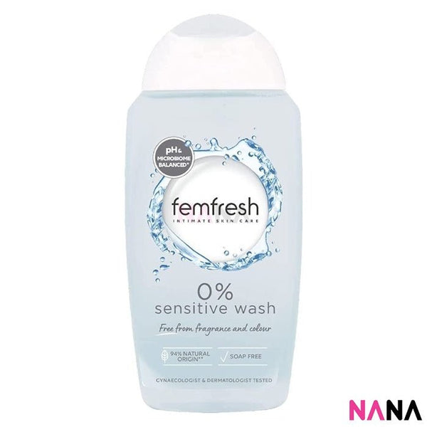 FEMFRESH Intimate Skin Care 0% Sensitive Wash 250ml - NANA MALL